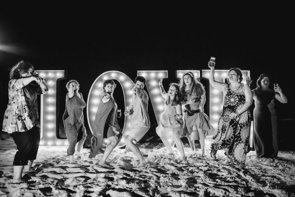 Lighting Up the Night: Wedding Party in San Miguel de Allende